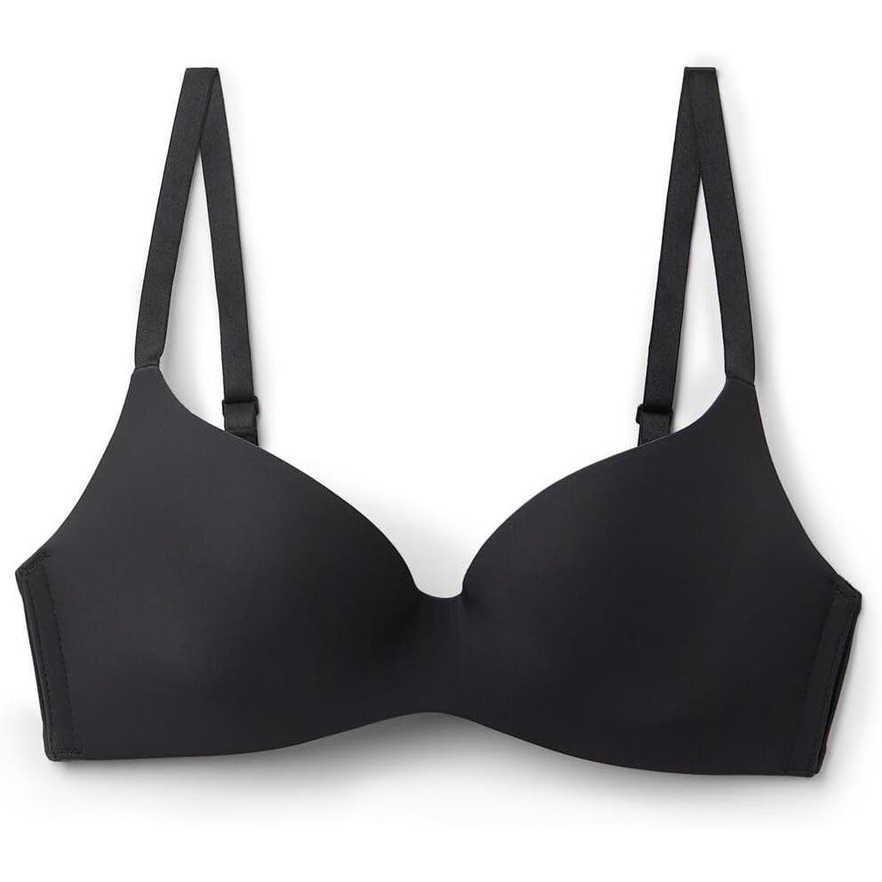 imageWomans Adele Wireless Boost Triangle Bra in Ultralight MicrofiberBlack  Black