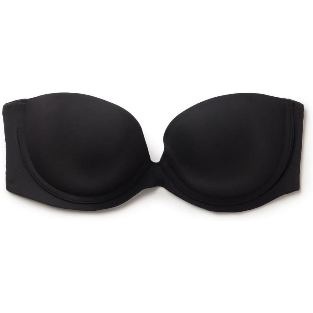 imageWomans Anna Bandeau Bra in Ultralight MicrofiberBlack  Black