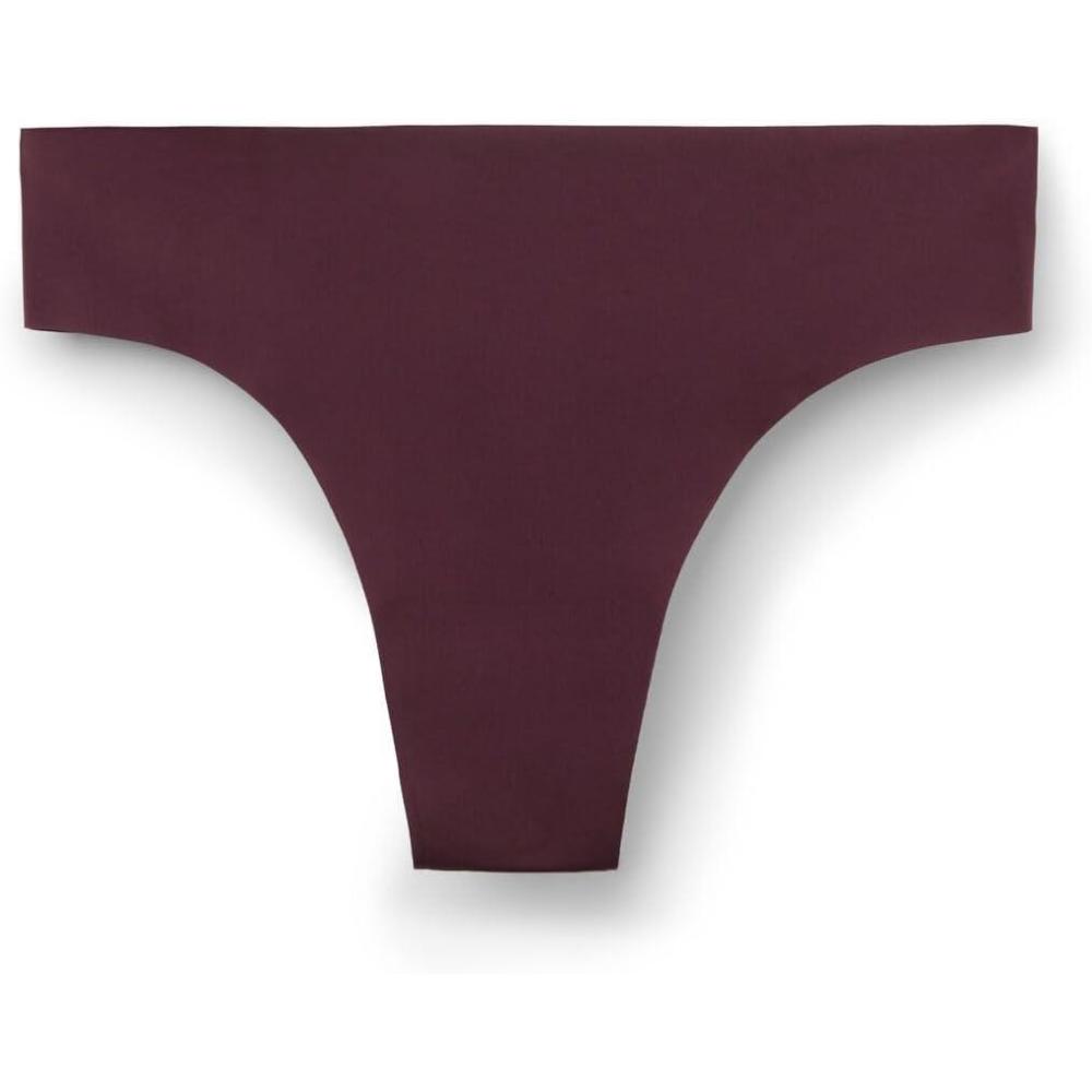imageWomans Brazilian Panties in Seamless Ultra Light MicrofiberBurgundy  Dark Burgundy