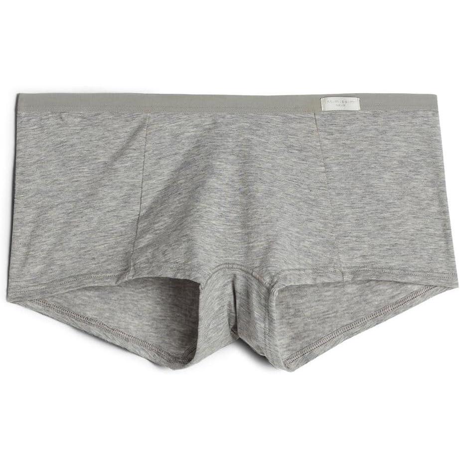 imageWomans Cotton BoyshortsGrey  Light Grey Melange