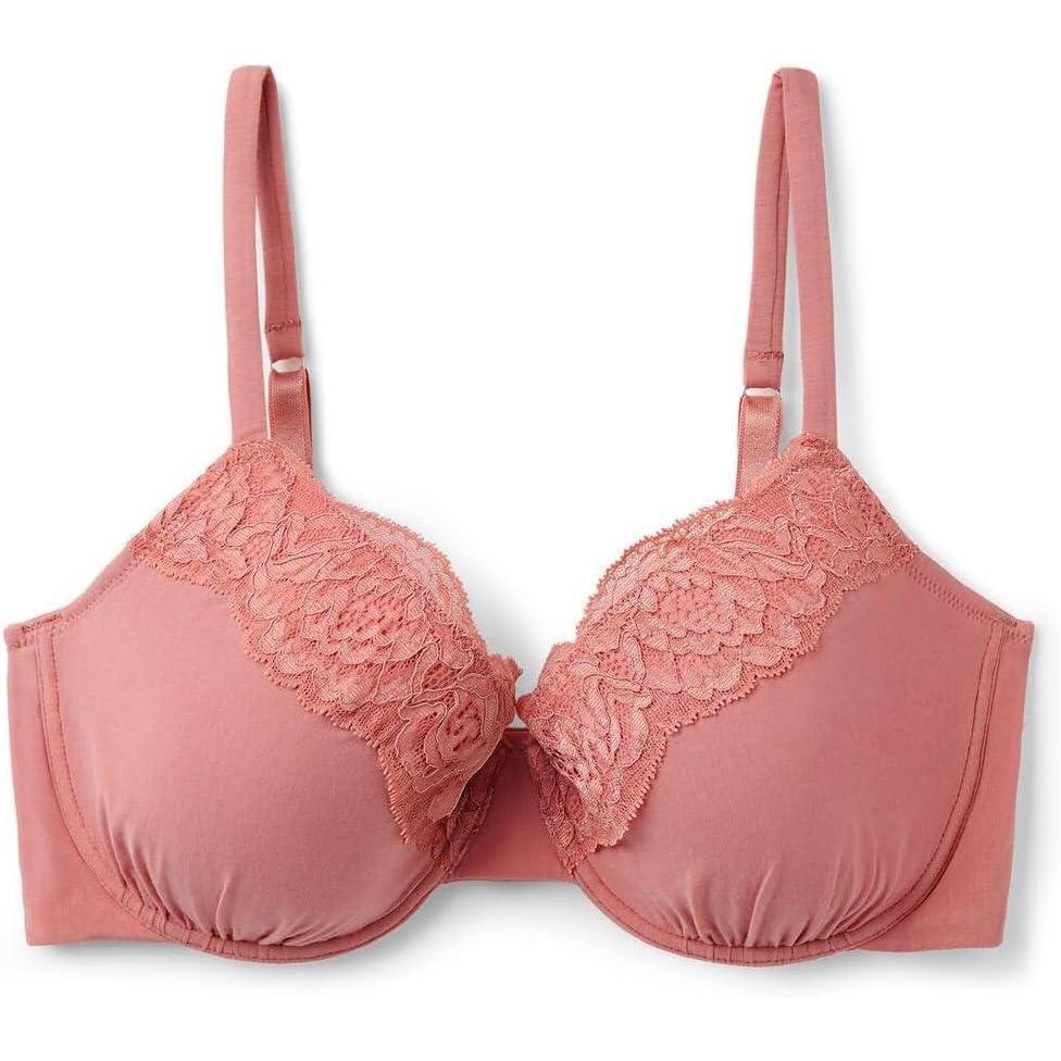 imageWomans Embrace Simplicity Francesca Balconette BraPink  Garden Rose