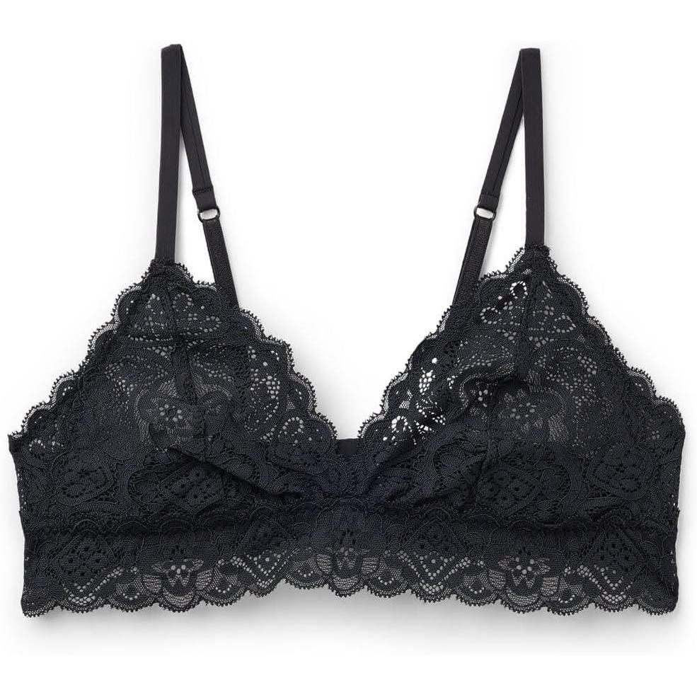 imageWomans Emma Lace Triangle BraBlack  Black