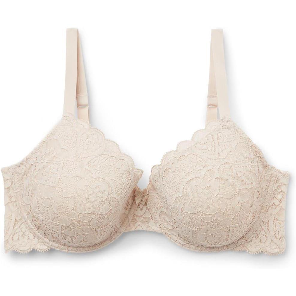 imageWomans Francesca Lace Balconette BraNatural  Avorio Crema