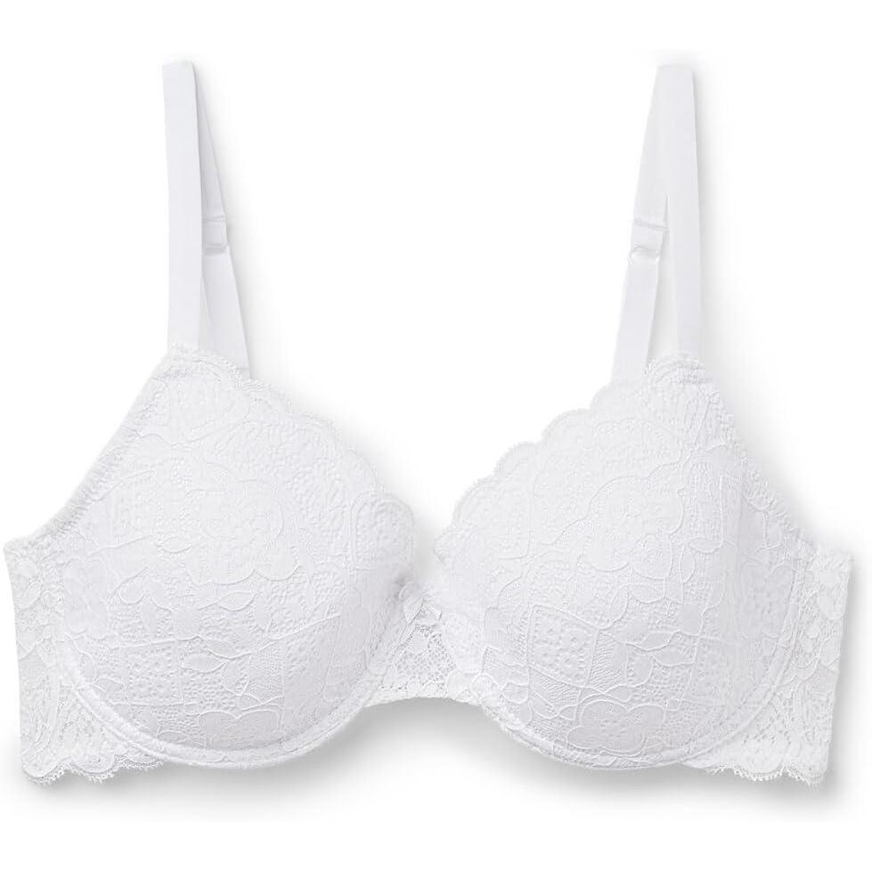 imageWomans Francesca Lace Balconette BraWhite  White