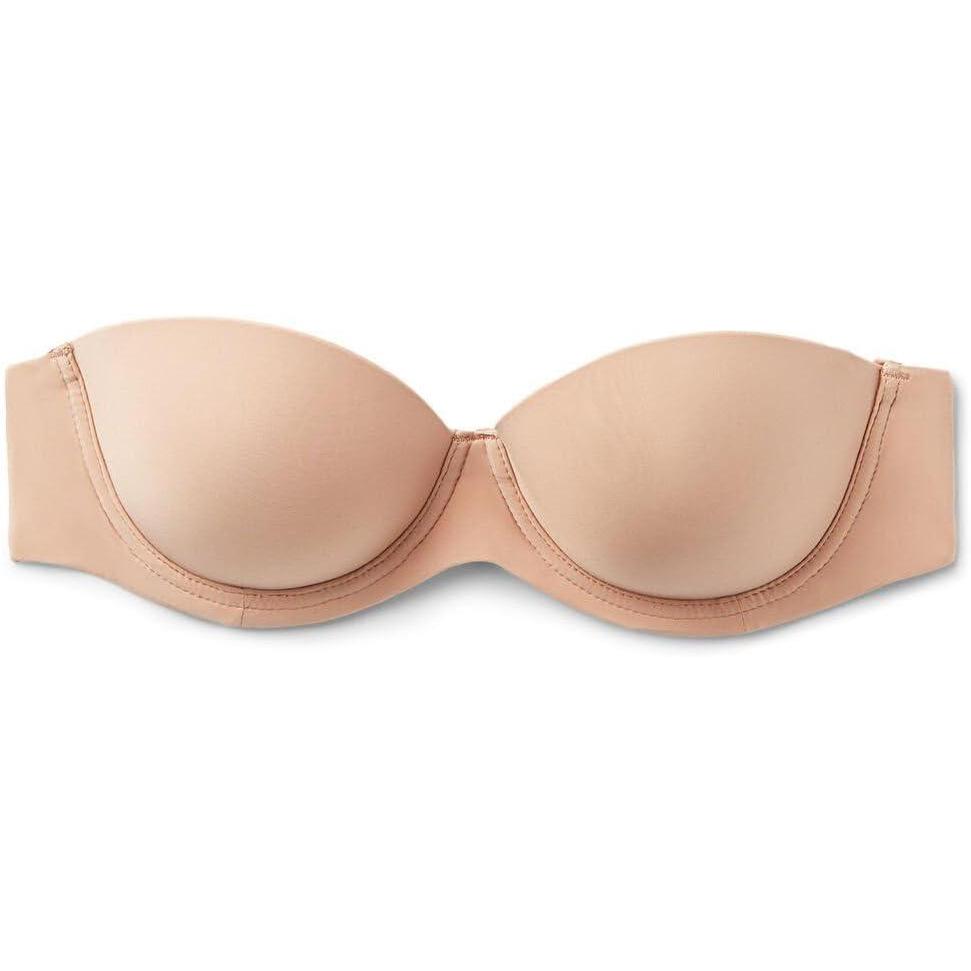 imageWomans Giada Microfiber Bandeau BraNatural  Honey Soft Beige