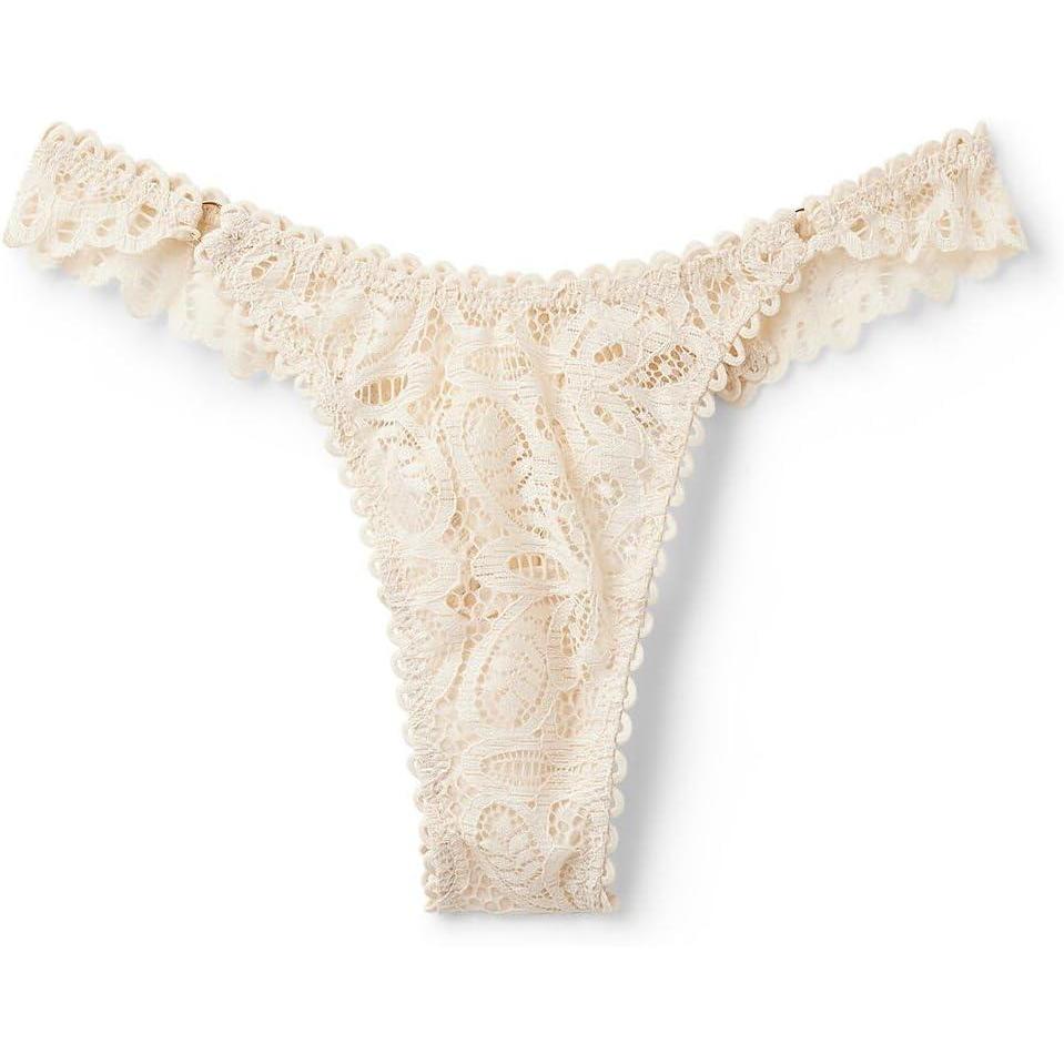 imageWomans Italian Riviera 80s Style BrazilianIvory  Creamy Beige