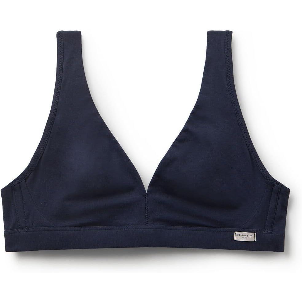 imageWomans Lara Cotton Triangle BraBlue  Intense Blue