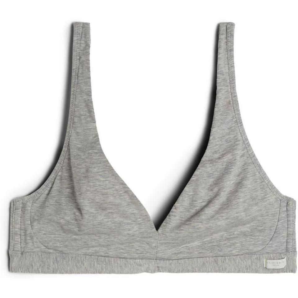 imageWomans Lara Cotton Triangle BraGrey  Light Grey Melange