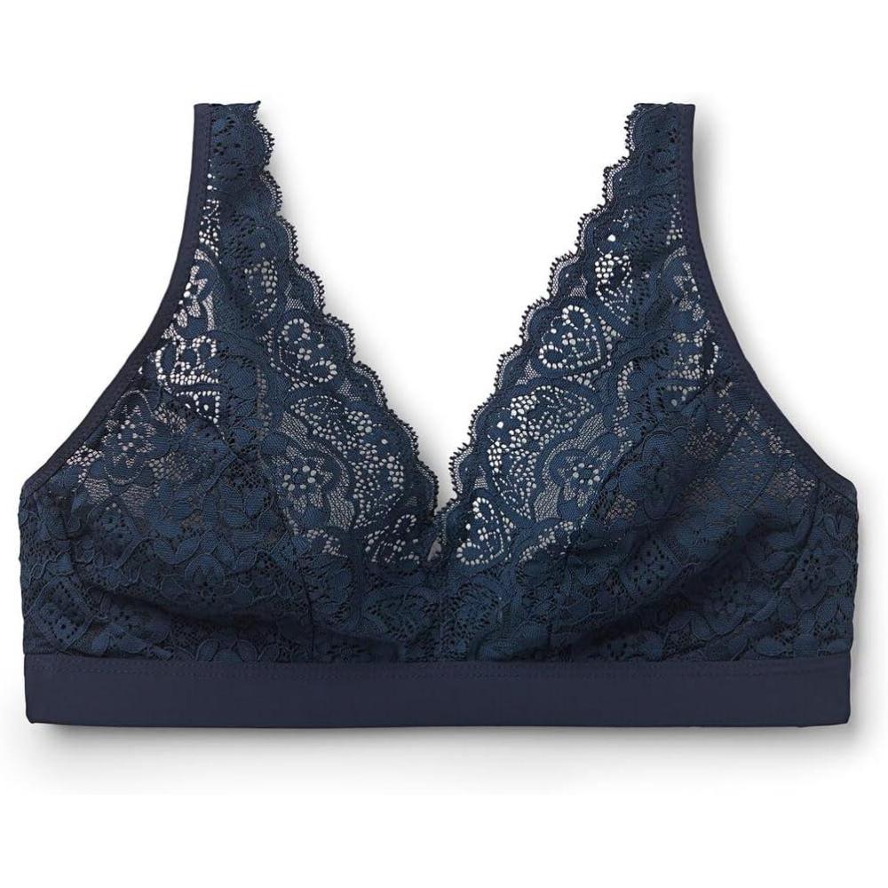 imageWomans Lara Lace Triangle BraBlue  Intense Blue