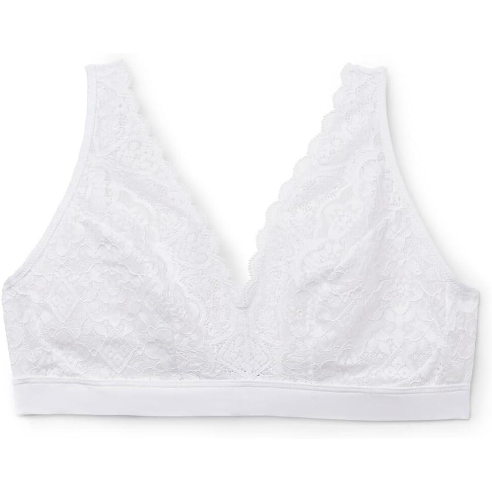 imageWomans Lara Lace Triangle BraWhite  White