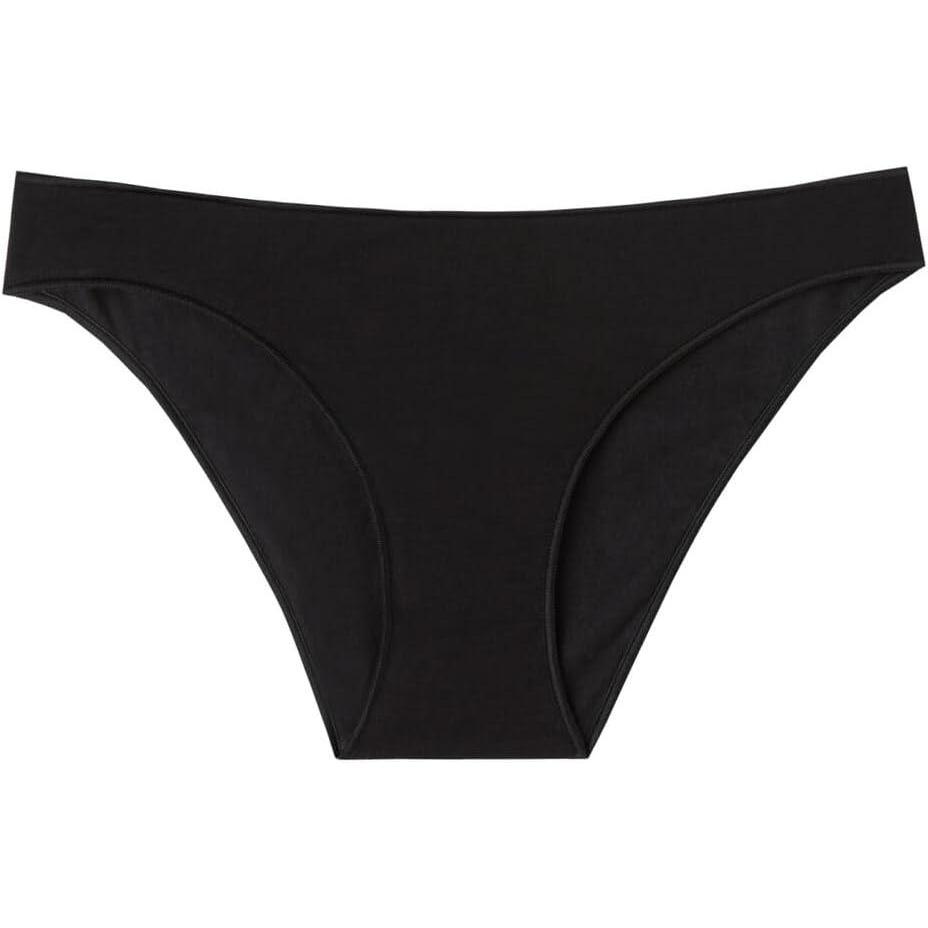 imageWomans Low Rise Cotton PantiesBlack  Black
