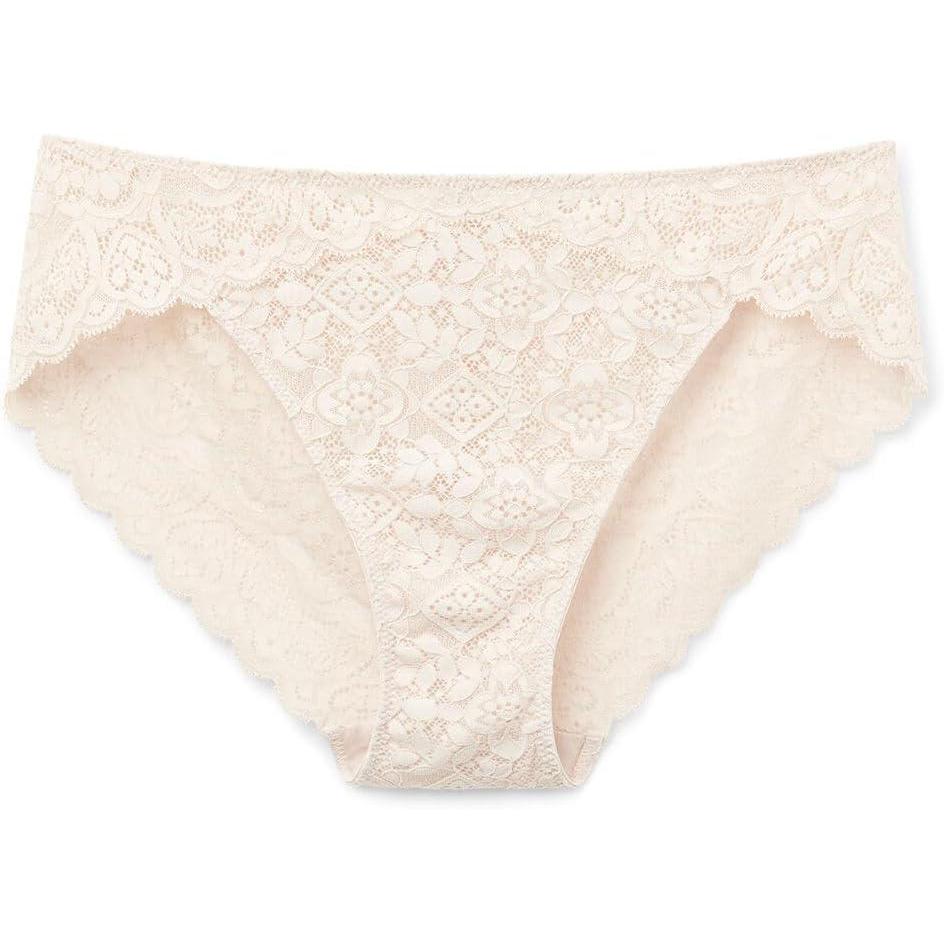 imageWomans Low Rise Lace PantiesNatural  Avorio Crema