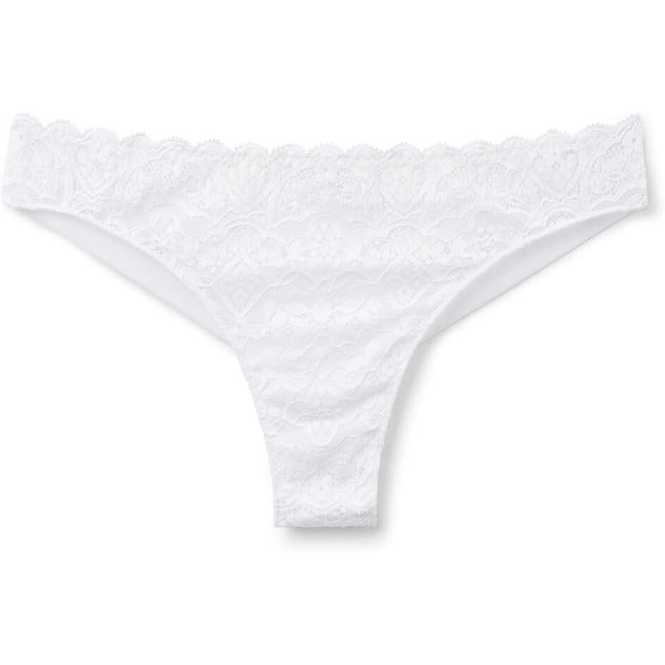 imageWomans Microfiber Lace BrazilianWhite  White