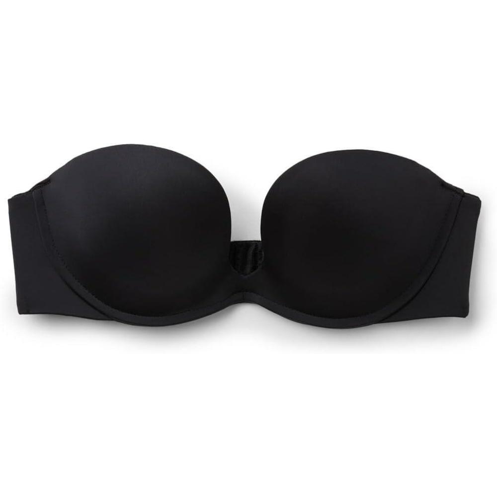 imageWomans Monica Bandeau Bra in Ultralight MicrofiberBlack  Black