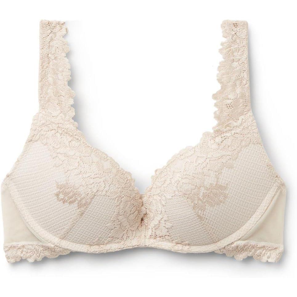 imageWomans Pretty Flowers Gioia Super Pushup BraNatural  Avorio Crema