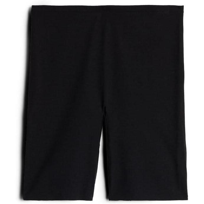 imageWomans Raw Edge Seamless Cotton ShortsBlack  Nero