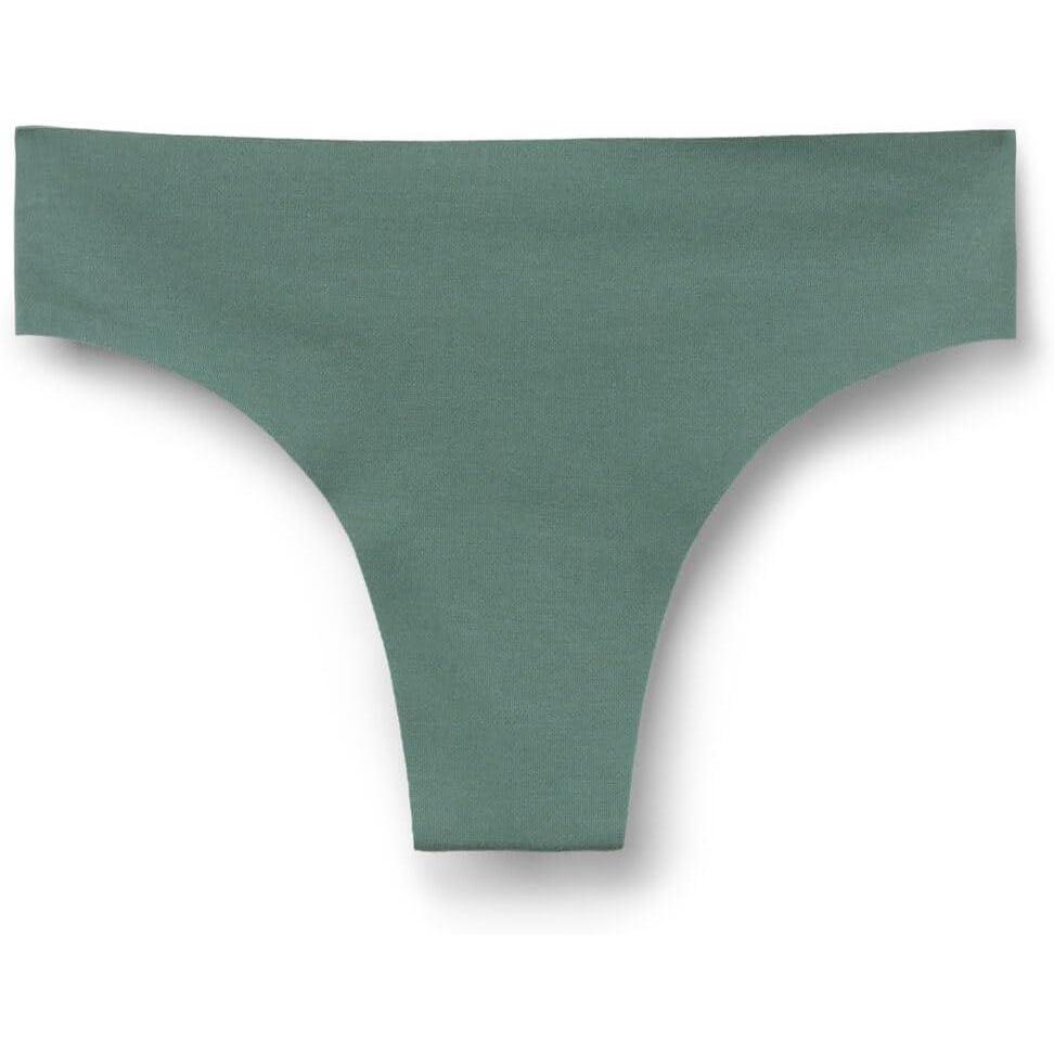 imageWomans Seamless Cotton Brazilian BriefsGreen  Forest Green