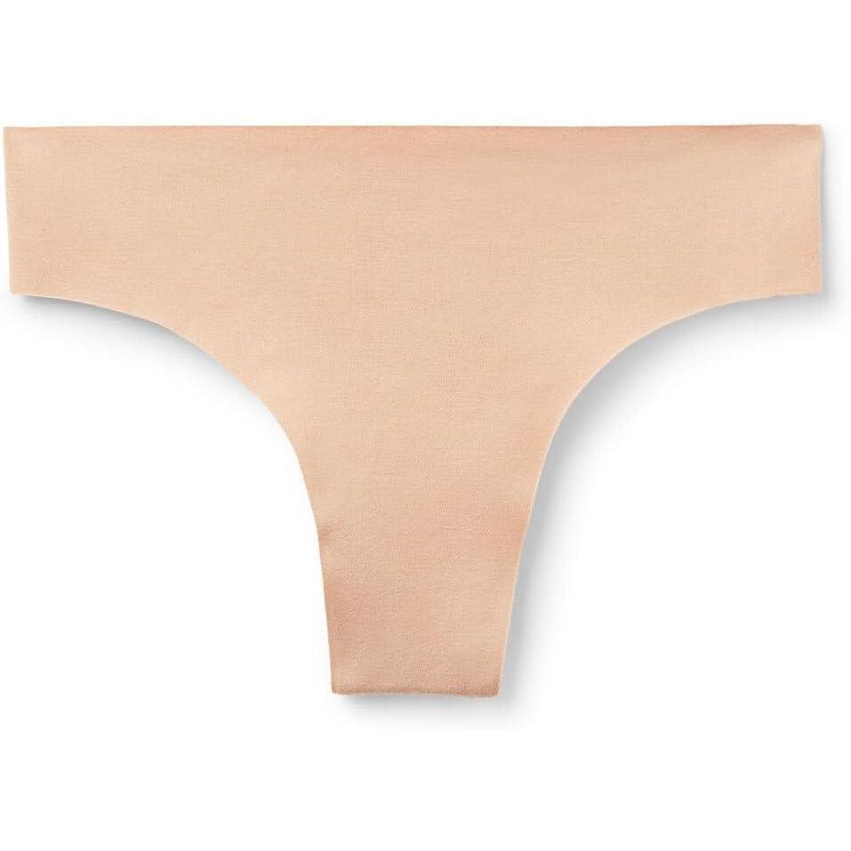 imageWomans Seamless Cotton Brazilian BriefsNatural  Honey Soft Beige