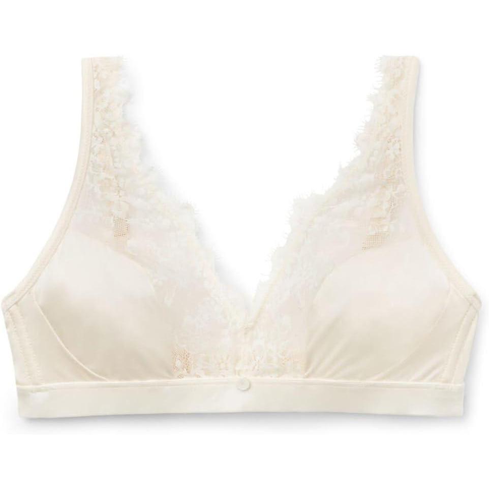 imageWomans Self Love Lara Triangle BraNatural  Vanilla Ivory
