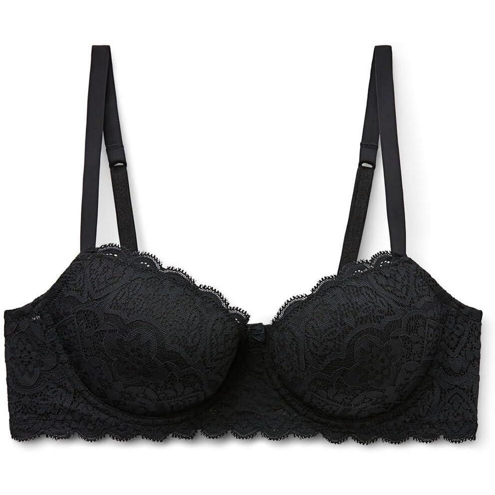 imageWomans Sofia Lace Balconette BraBlack  Black