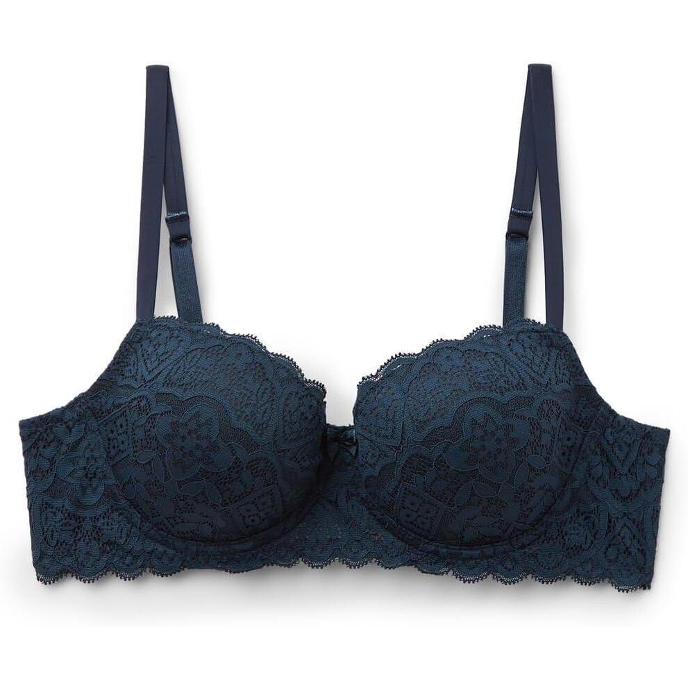imageWomans Sofia Lace Balconette BraBlue  Intense Blue