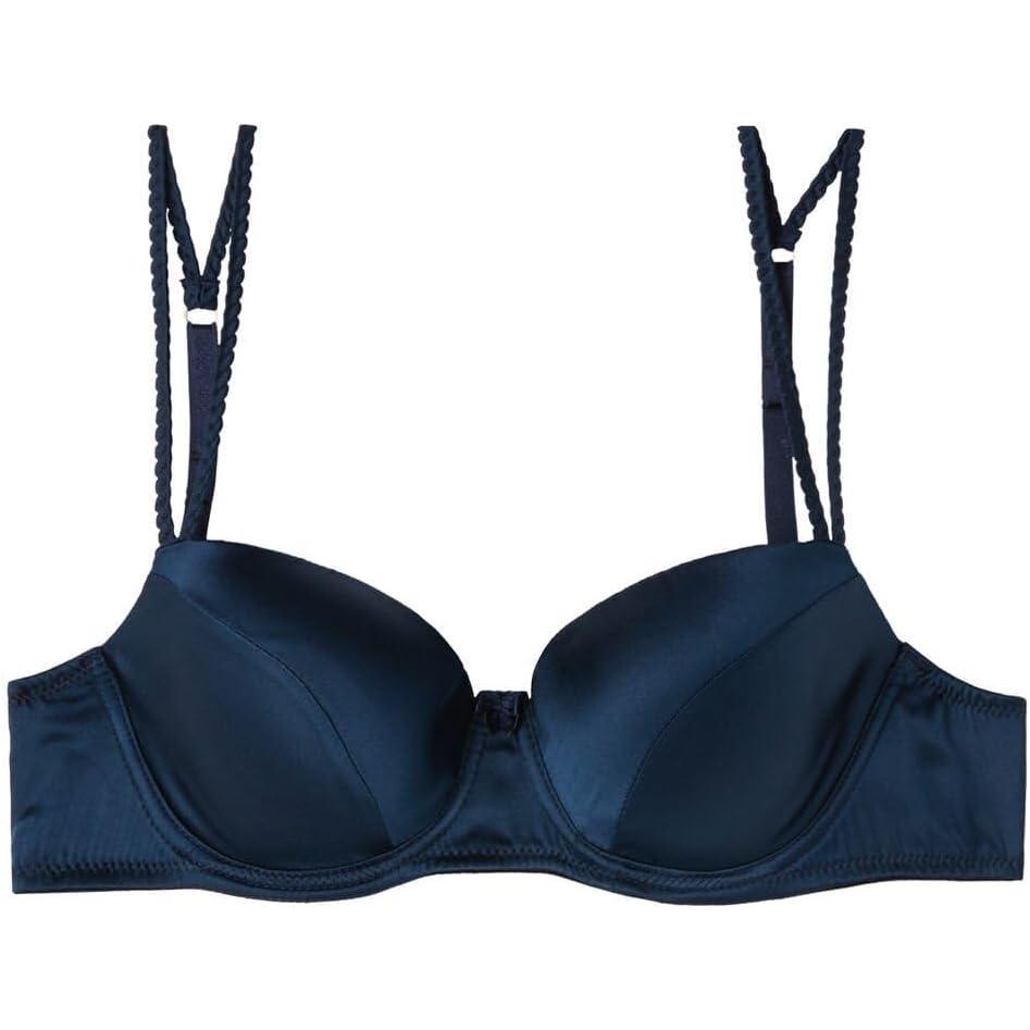 imageWomans Sofia Natural Lift Balconette Bra in SilkBlue  Intense Blue
