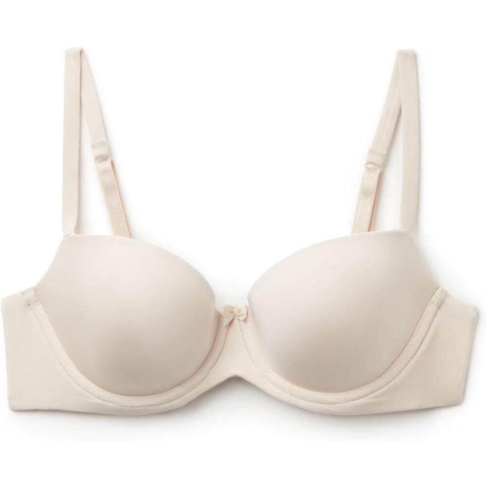 imageWomans Sofia Natural Lift Balconette Bra in Ultralight MicrofiberNatural  Avorio Crema