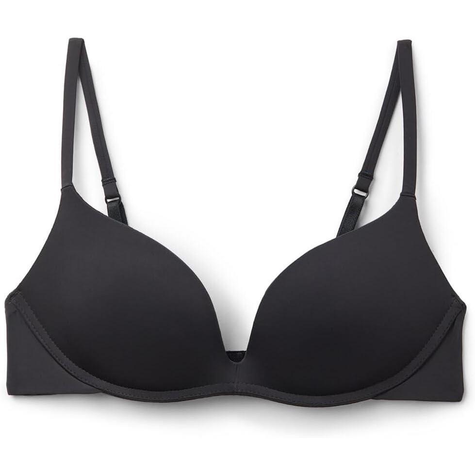 imageWomans The Silky Touch Microfiber Gioia Super PushUp BraBlack  Black