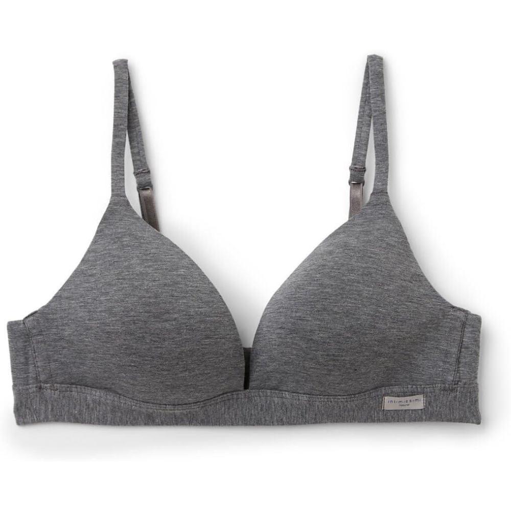 imageWomans Tiziana Triangle Bra in CottonGrey  Cloud Grey Blend