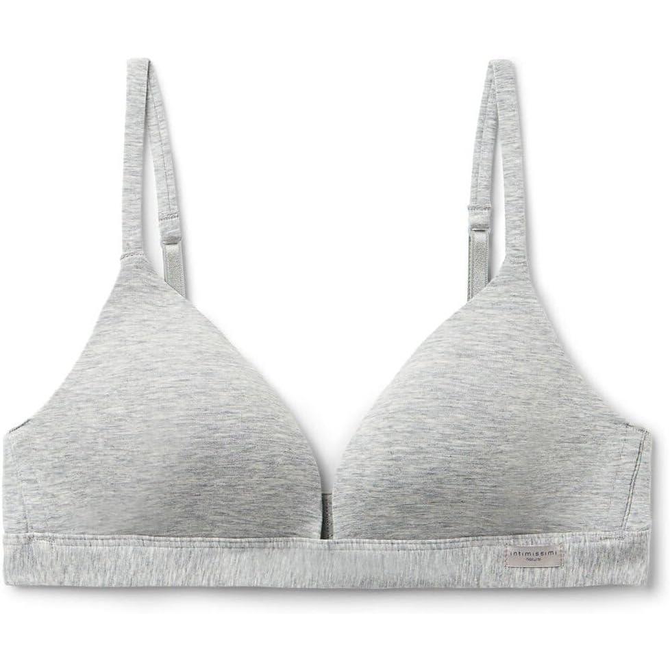 imageWomans Tiziana Triangle Bra in CottonGrey  Light Grey Melange