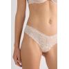 Woman’s 80s-style Lace Brazilian(Natural – Avorio Crema)