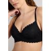 Woman’s Adele Lace Triangle Bra(Black – Black)