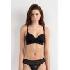 Woman’s Adele Lace Triangle Bra(Black – Black)