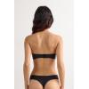 Woman’s Anna Bandeau Bra in Ultralight Microfiber(Black – Black)
