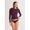 Woman’s Brazilian Panties in Seamless Ultra Light Microfiber(Burgundy – Dark Burgundy)