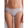 Woman’s Brazilian Panties in Seamless Ultra Light Microfiber(Pale Grey – Ice Grey)