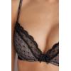 Woman’s Cool Elegance Gioia Super Push-Up Bra(Black – Nero/Cream)