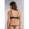 Woman’s Cool Elegance Sofia Balconette Bra(Black – Nero/Cream)