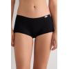 Woman’s Cotton Boyshorts(Black – Black)