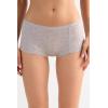 Woman’s Cotton Boyshorts(Grey – Light Grey Melange)