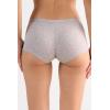 Woman’s Cotton Boyshorts(Grey – Light Grey Melange)