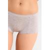 Woman’s Cotton Boyshorts(Grey – Light Grey Melange)