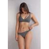 Woman’s Cotton Brazilian(Grey – Cloud Grey Blend)