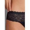 Woman’s Cotton Lace Panties(Black – Black)