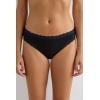 Woman’s Cotton and Lace Panties(Black – Black)