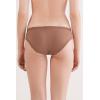 Woman’s Cotton and Lace Panties(Natural – Caramel Dark Beige)