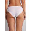Woman’s Cotton and Lace Panties(White – White)