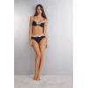 Woman’s Effortless Beauty Francesca Balconette Bra(Black – Nero/Cream)