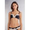 Woman’s Effortless Beauty Gioia Super Push-up Bra(Black – Nero/Cream)