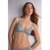 Woman’s Embrace Simplicity Emma Triangle Bra(Blue – Ash Blue)